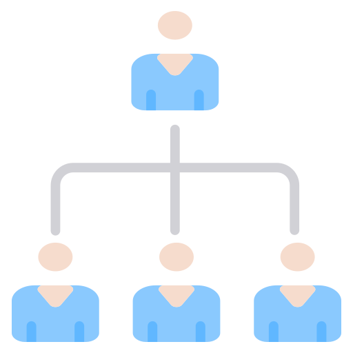 estructura de organización icono gratis