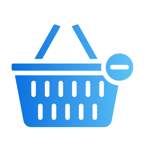 Shopping basket Generic gradient fill icon