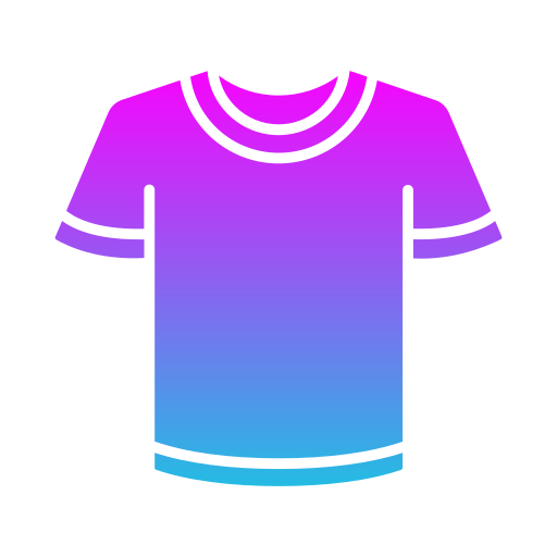 Tshirt Generic gradient fill icon