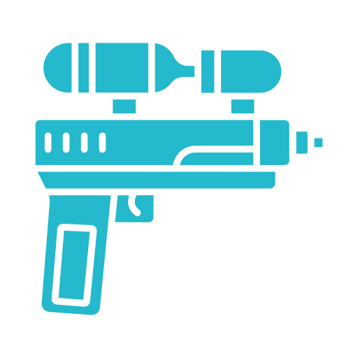 pistola de agua icono gratis