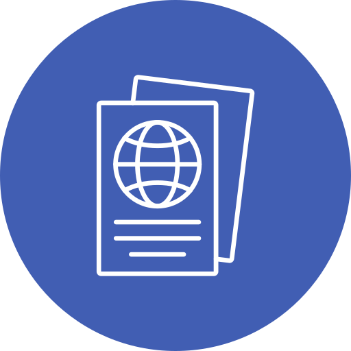 pasaporte icono gratis