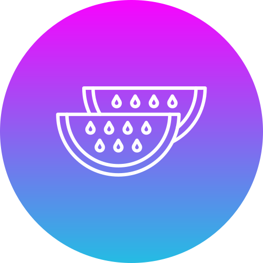 sandía icono gratis