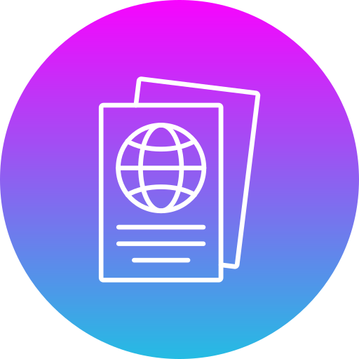 pasaporte icono gratis