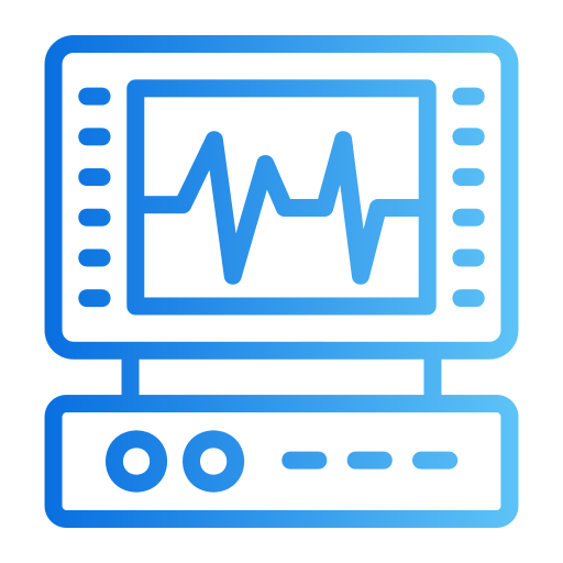 monitor de electrocardiograma icono gratis