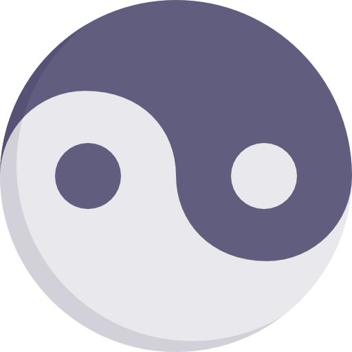 Yin yang Special Flat icon