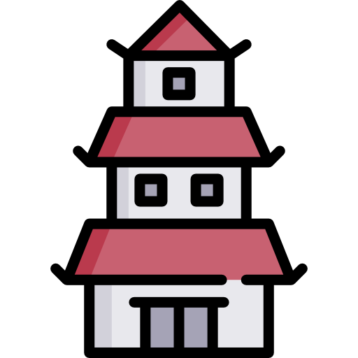 Japanese castle - Free monuments icons