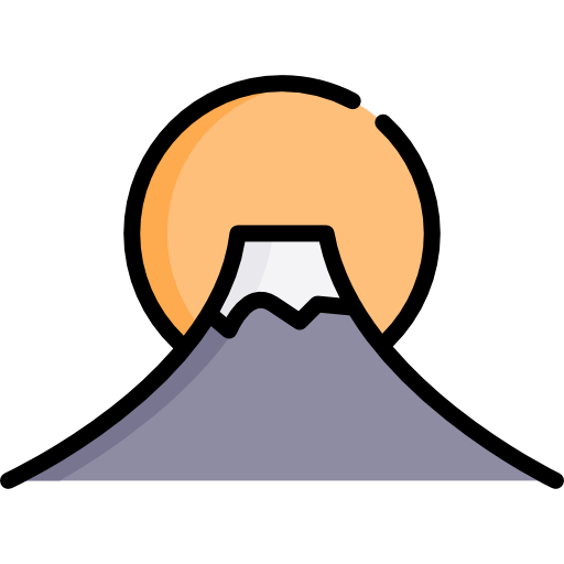 monte fuji icono gratis