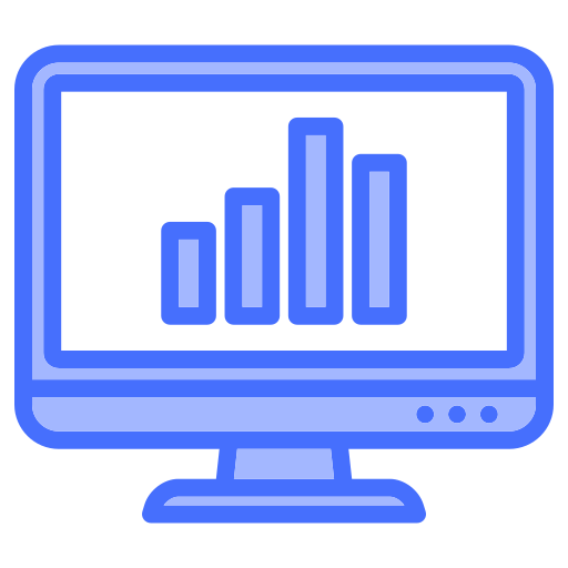 Bar chart Generic color lineal-color icon