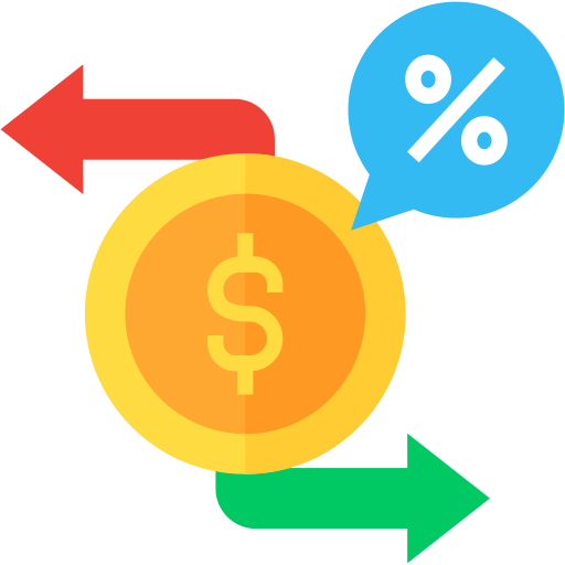수수료 무료 아이콘