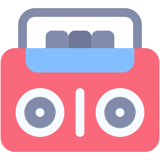 Boombox - Free electronics icons