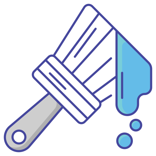 cepillo de pintura icono gratis