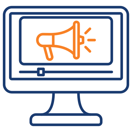 vídeo marketing icono gratis