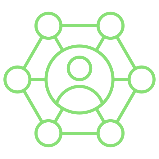 Network Generic Color Outline Icon