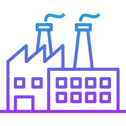 Factory Generic gradient outline icon