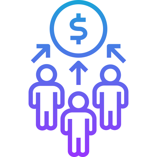 Крауфандинг бесплатно иконка