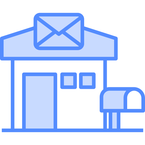 bureau de poste Icône gratuit bureau de poste Icône gratuit
