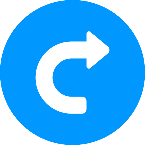 Turn right Generic color fill icon