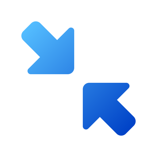 Left and right arrows Generic gradient fill icon