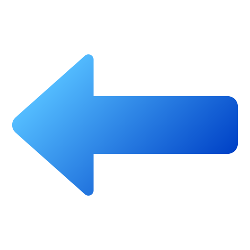 Left arrow Generic gradient fill icon