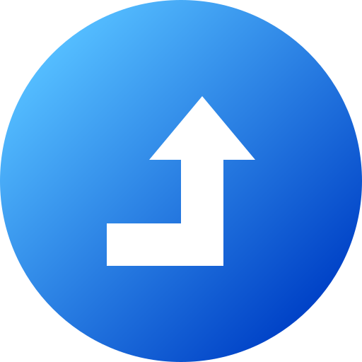 Up arrow Generic gradient fill icon