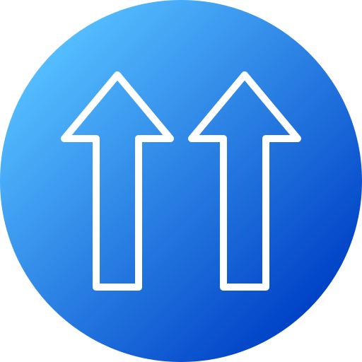 pfeile nach oben kostenlos Icon
