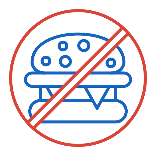 No burger Generic color outline icon