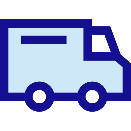 camión de reparto icono gratis