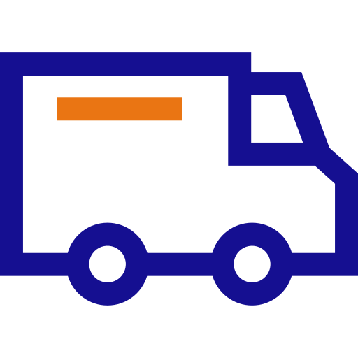 camión de reparto icono gratis