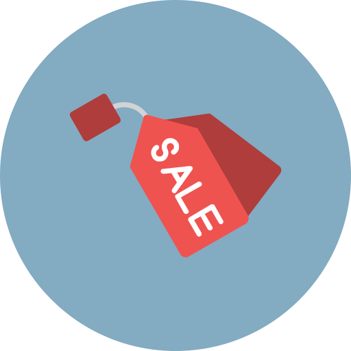 Sale tag free icon