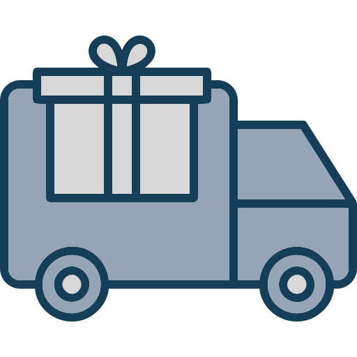 Delivery truck - free icon