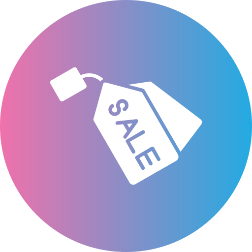 Sale tag Generic gradient fill icon