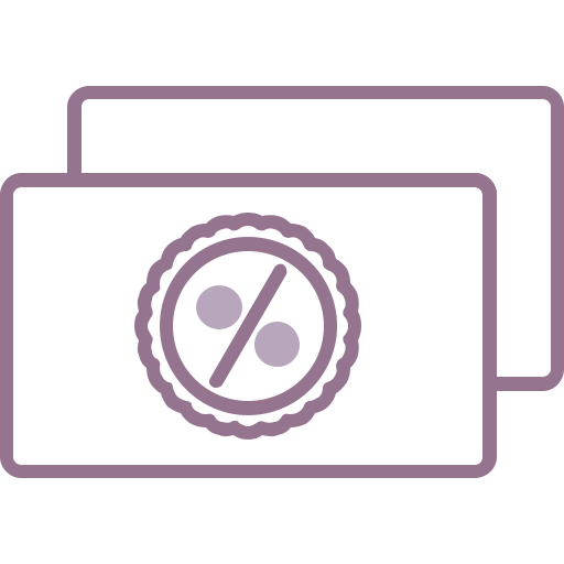 rabais Icône gratuit