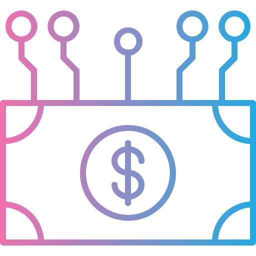 Digital money free icon Digital money free icon