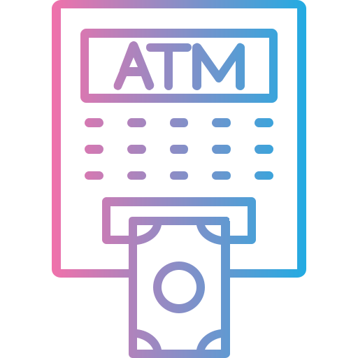 Atm Generic gradient outline icon