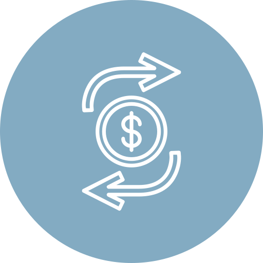 Funds Transfer Generic Color Fill Icon