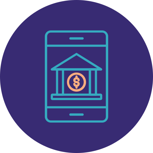 Banking application Generic color fill icon