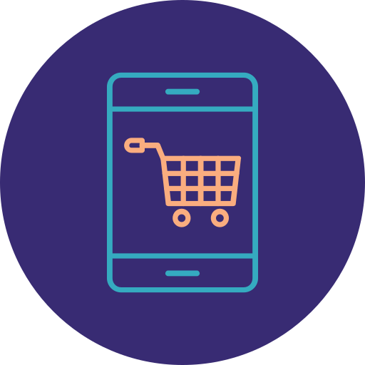 Mobile commerce Generic color fill icon