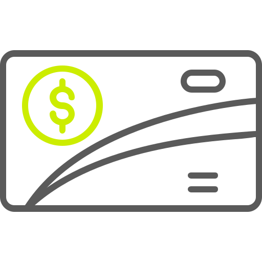 tarjeta de prepago icono gratis