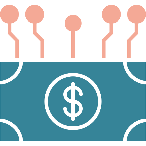 Цифровые деньги бесплатно иконка