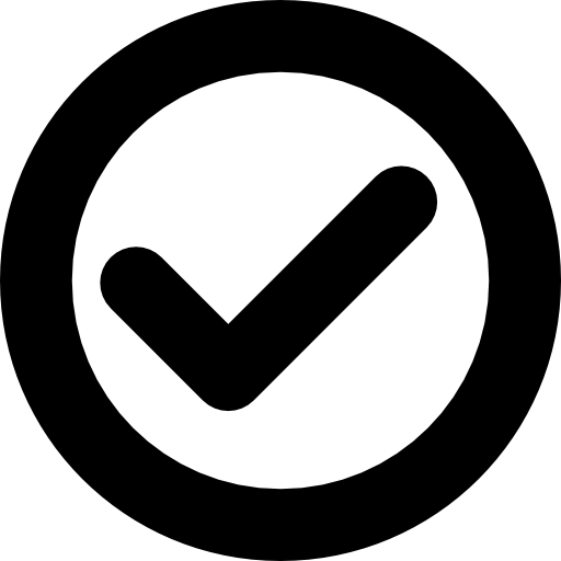 Símbolo verificado - ícones de sinais grátis