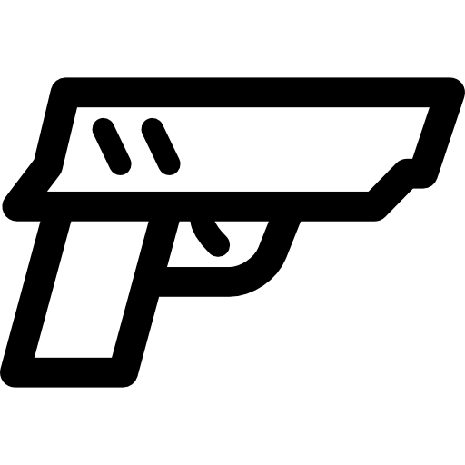 pistola de la policía icono gratis