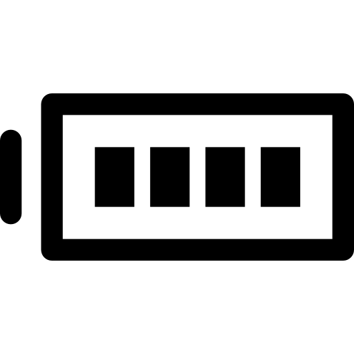 bateria llena icono gratis
