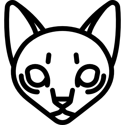gato singapura icono gratis