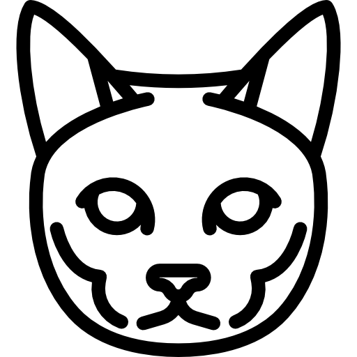 gato azul ruso icono gratis