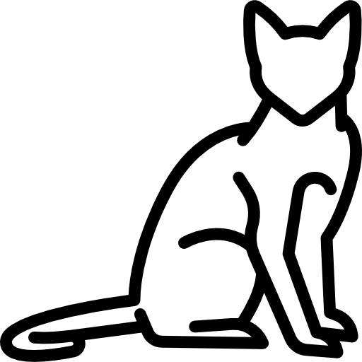 gato singapura icono gratis