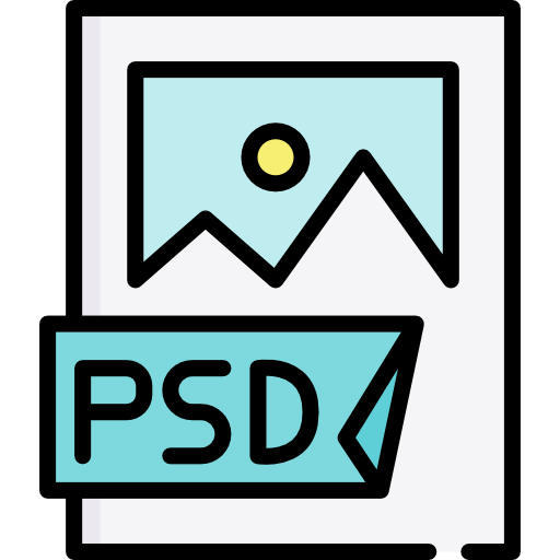 archivo psd icono gratis