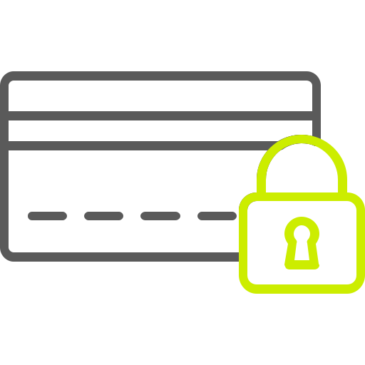 tarjeta segura icono gratis