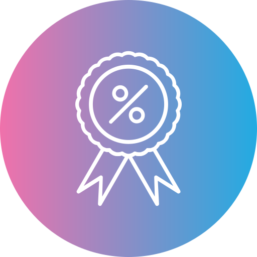 rabais Icône gratuit