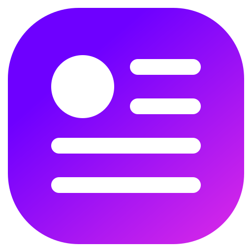 Justify Generic gradient fill icon