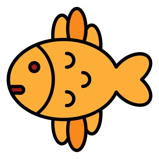 Fish bread Generic color lineal-color icon